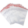 Sac à fermeture éclair en plastique transparent