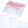 Sac à fermeture éclair en plastique transparent
